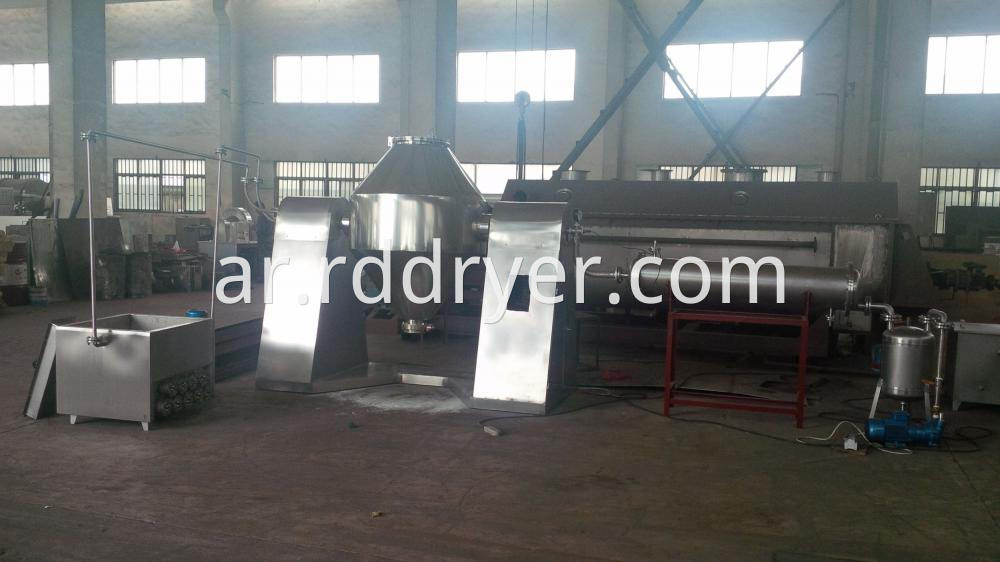 SZG Model Low Temperature Double Cone Rotary Industrial Vacuum Dryer